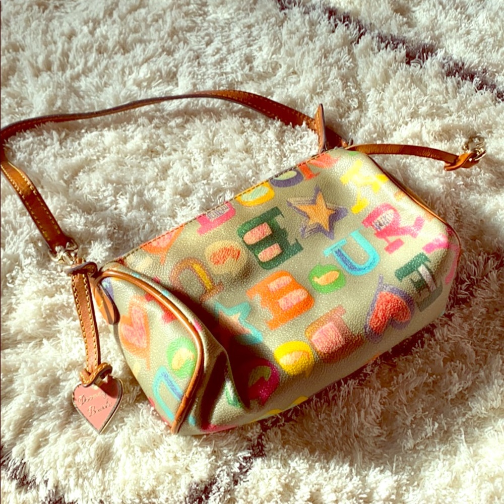 Dooney & Bourke small rainbow zipper purse